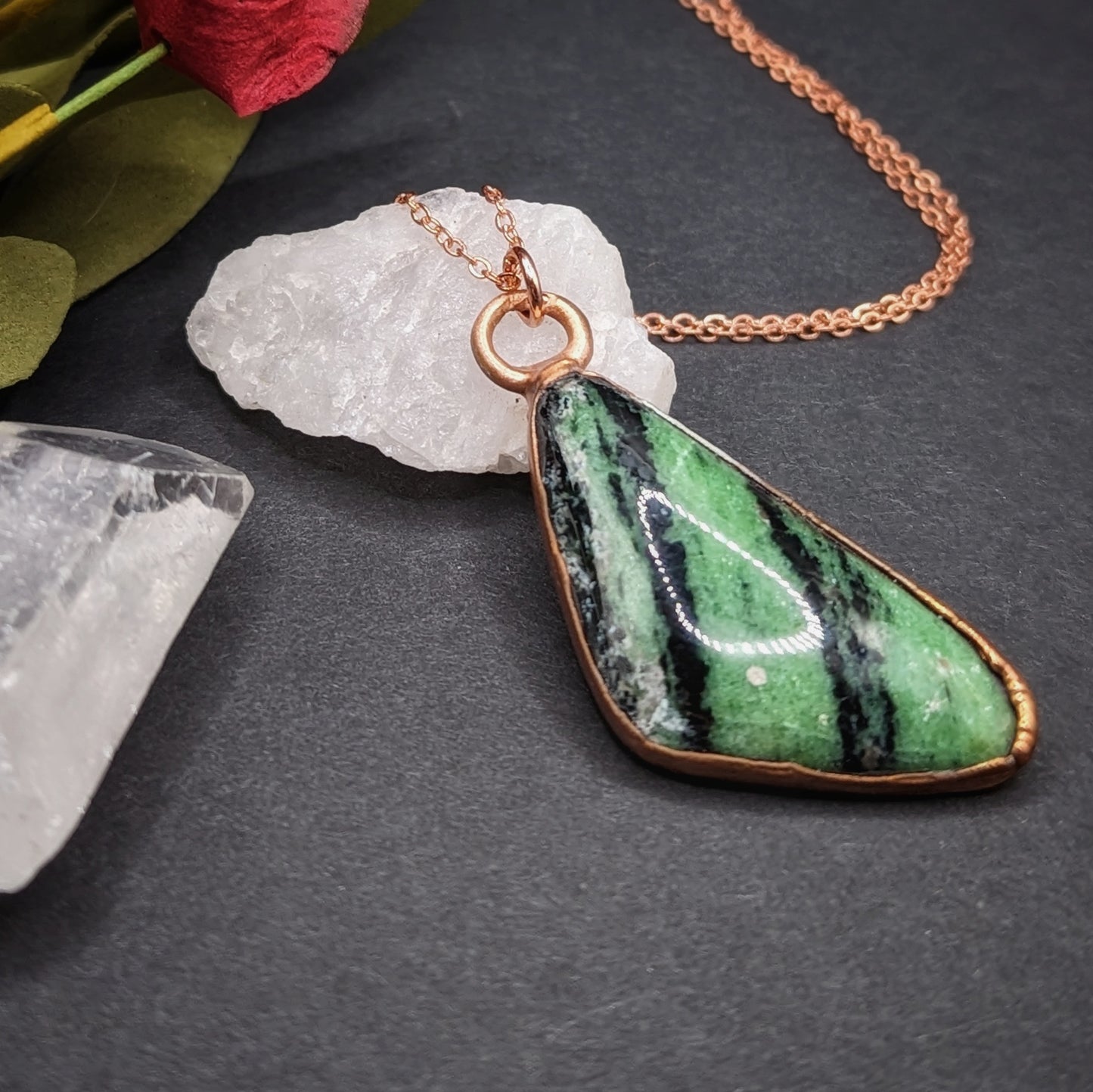 Ruby in Zoisite Necklace