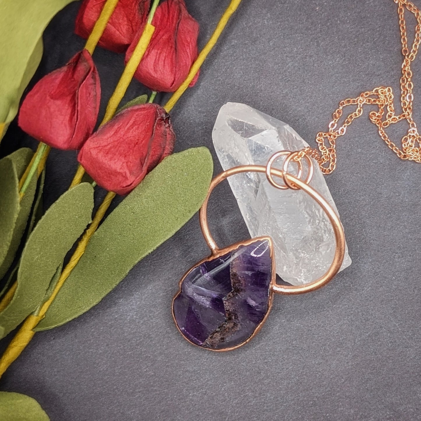 Trapiche Amethyst Necklace