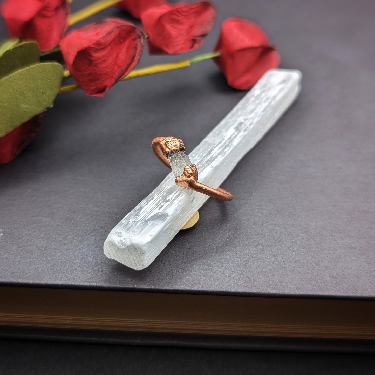 Clear Quartz Ring - Size 7