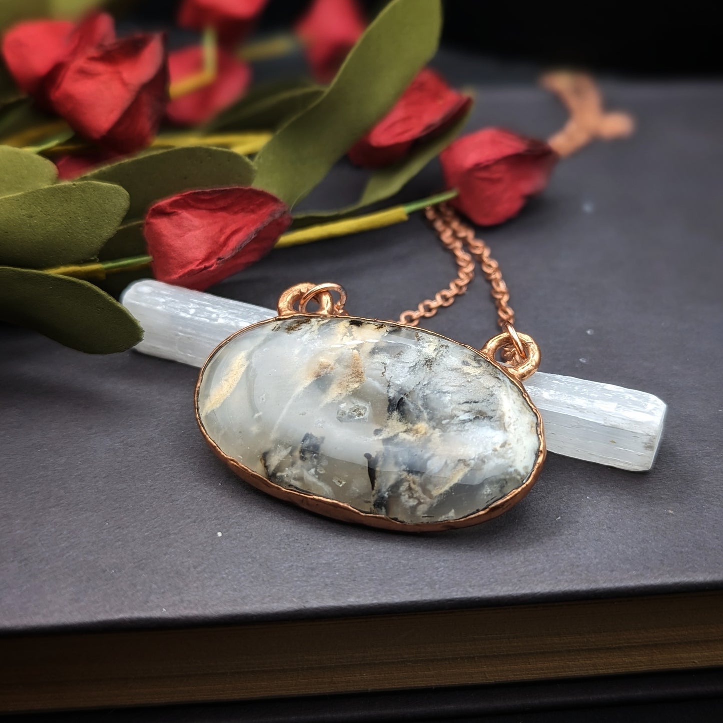Transparent Agate Necklace