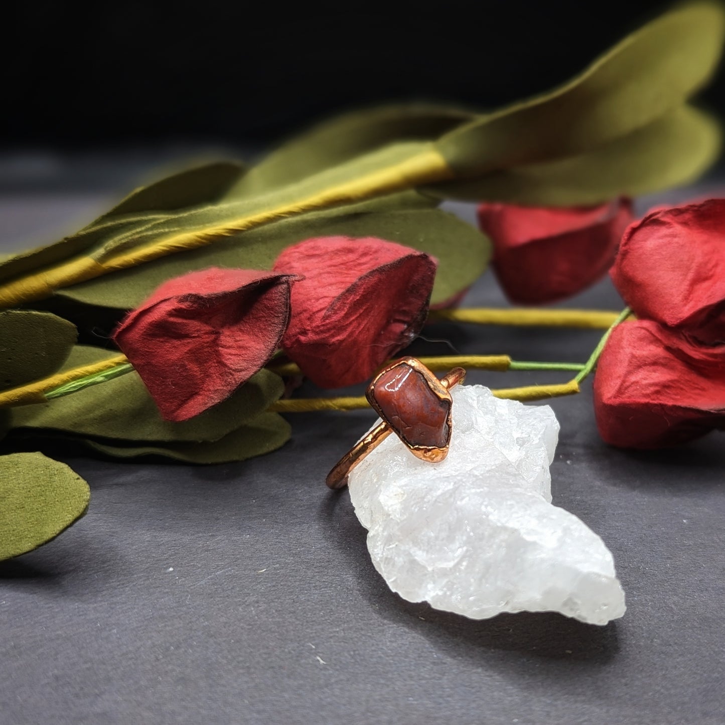 Petrified Wood Ring - Size 6.5