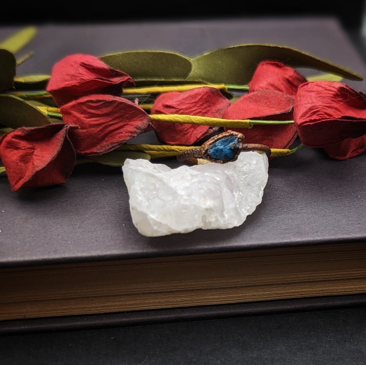 Blue Apatite Ring - Size 9