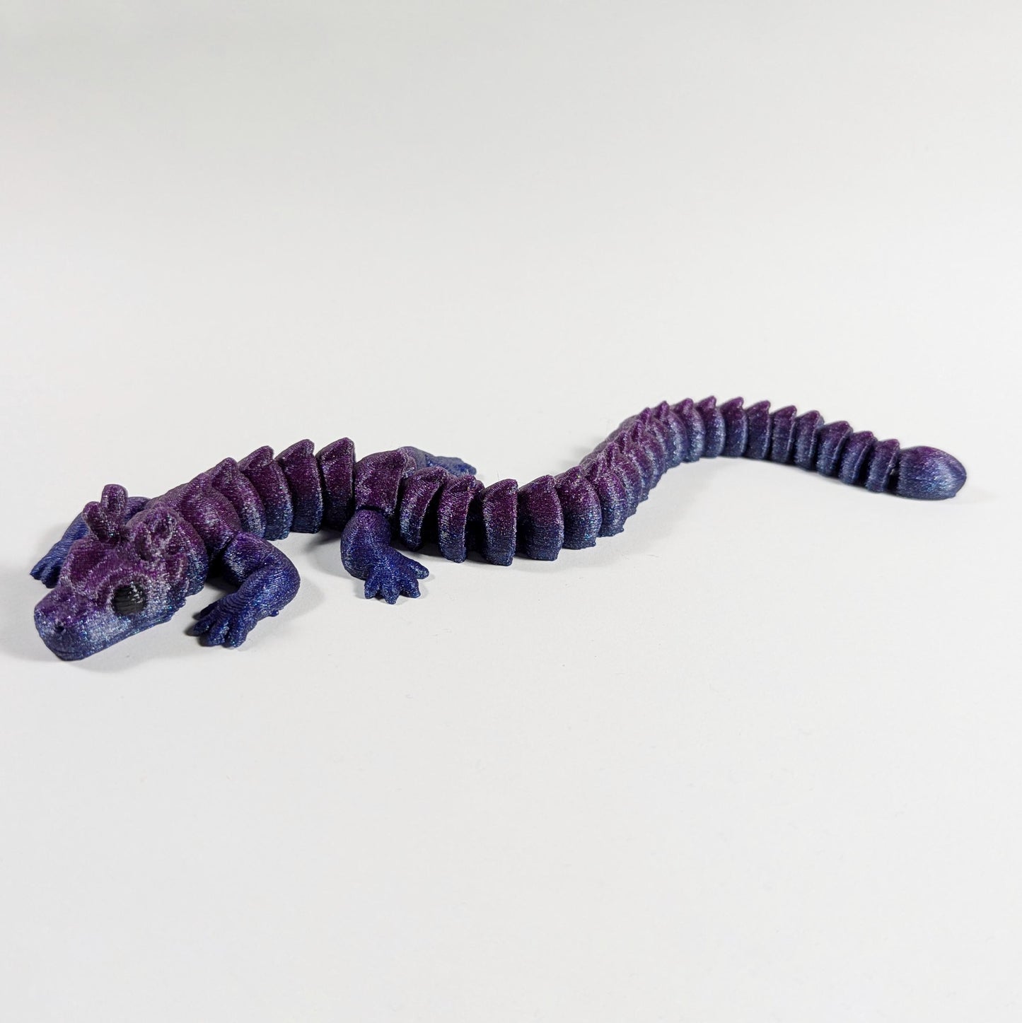 3D Printed Baby Flexi Dragon, Fidget Dragon, Articulated Dragon Friend