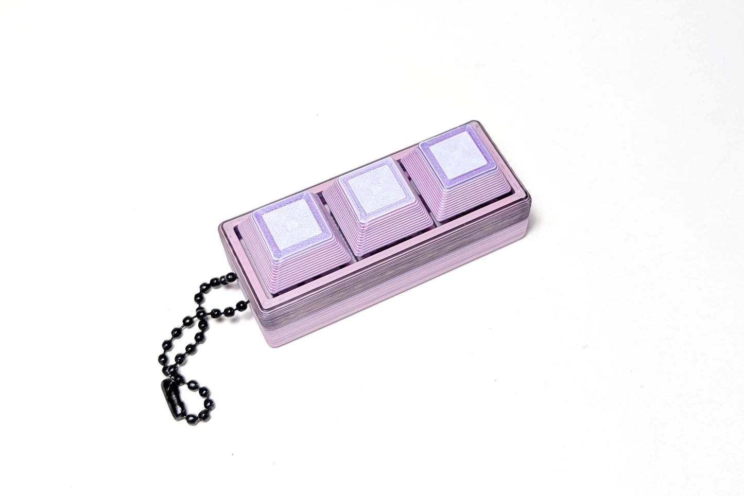 Surprise Square Clicky Keychain, Keyboard Clicker Keychain, Get What You Get Fidget Clicker, Random Color Fidget Keychain