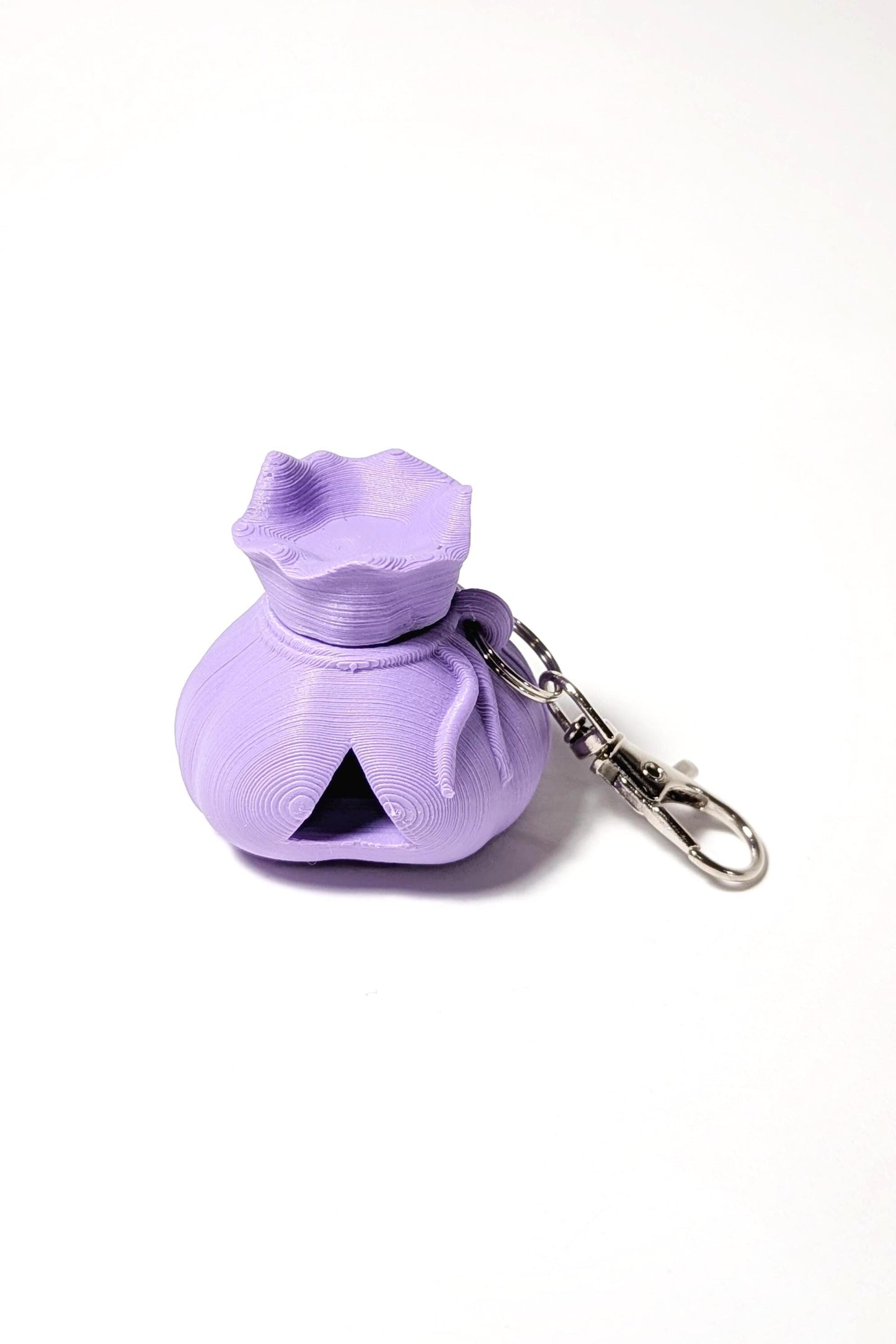 D20 Bag of Holding Keychain, D20 Carrier, Nerdy Keychain, TTRPG Accessory, Dice Carrying Keychain