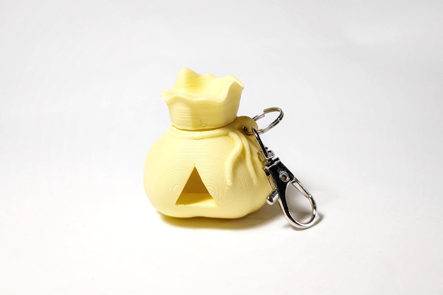 D20 Bag of Holding Keychain, D20 Carrier, Nerdy Keychain, TTRPG Accessory, Dice Carrying Keychain
