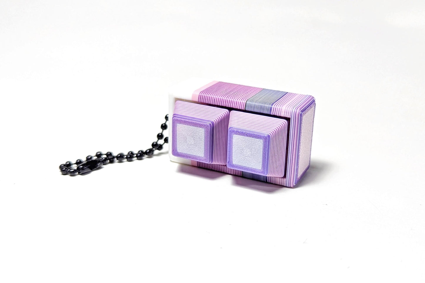 Surprise Square Clicky Keychain, Keyboard Clicker Keychain, Get What You Get Fidget Clicker, Random Color Fidget Keychain