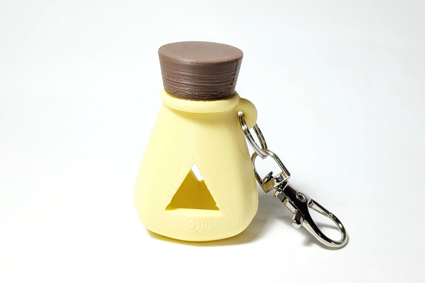D20 Holder Potion Bottle, D20 Keychain, Magic Potion Keychain, TTRPG Accessory