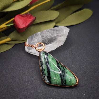 Ruby in Zoisite Necklace