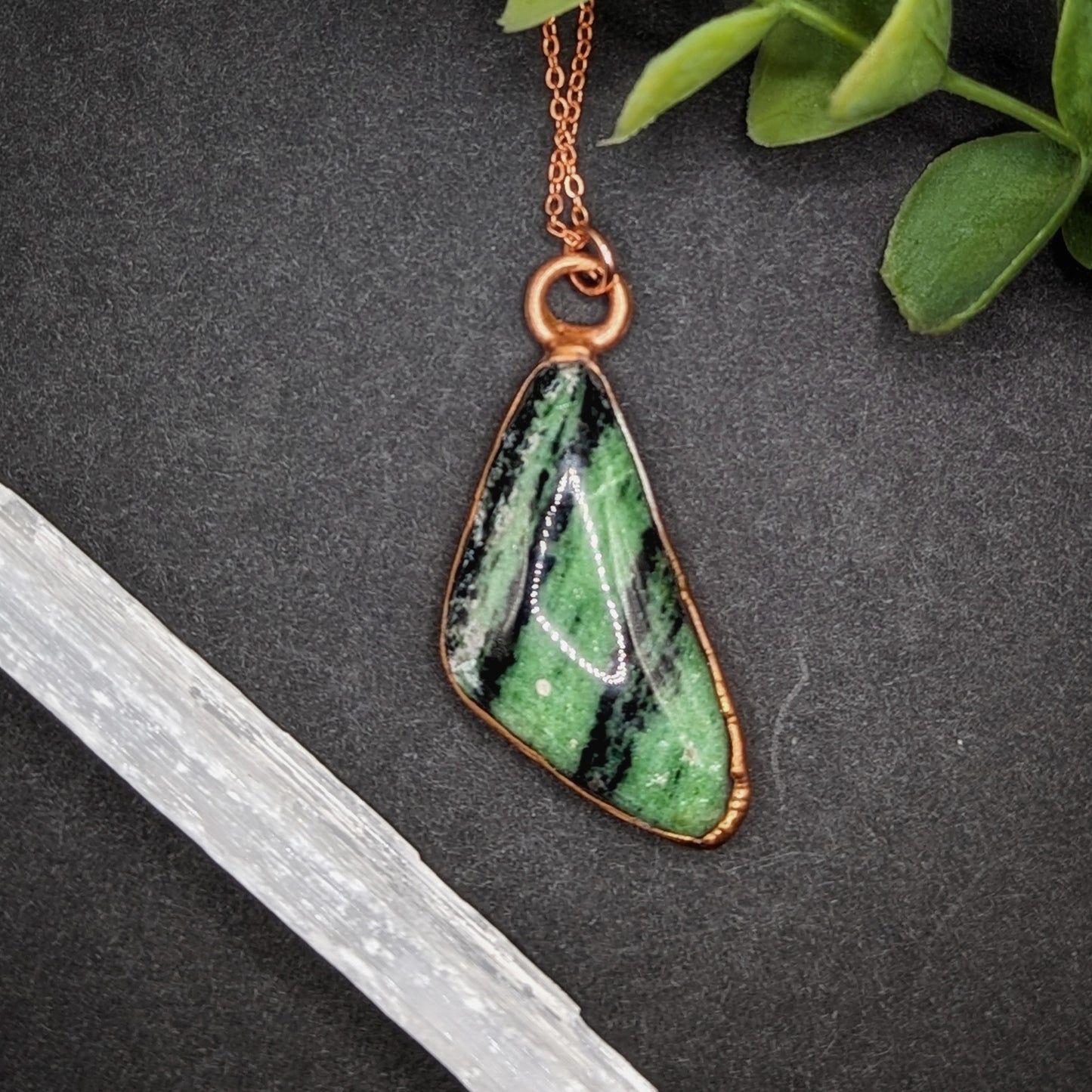 Ruby in Zoisite Necklace
