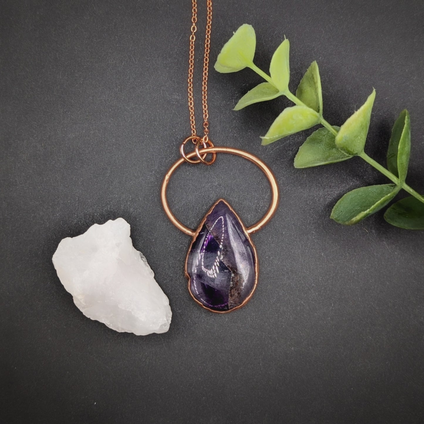 Trapiche Amethyst Necklace