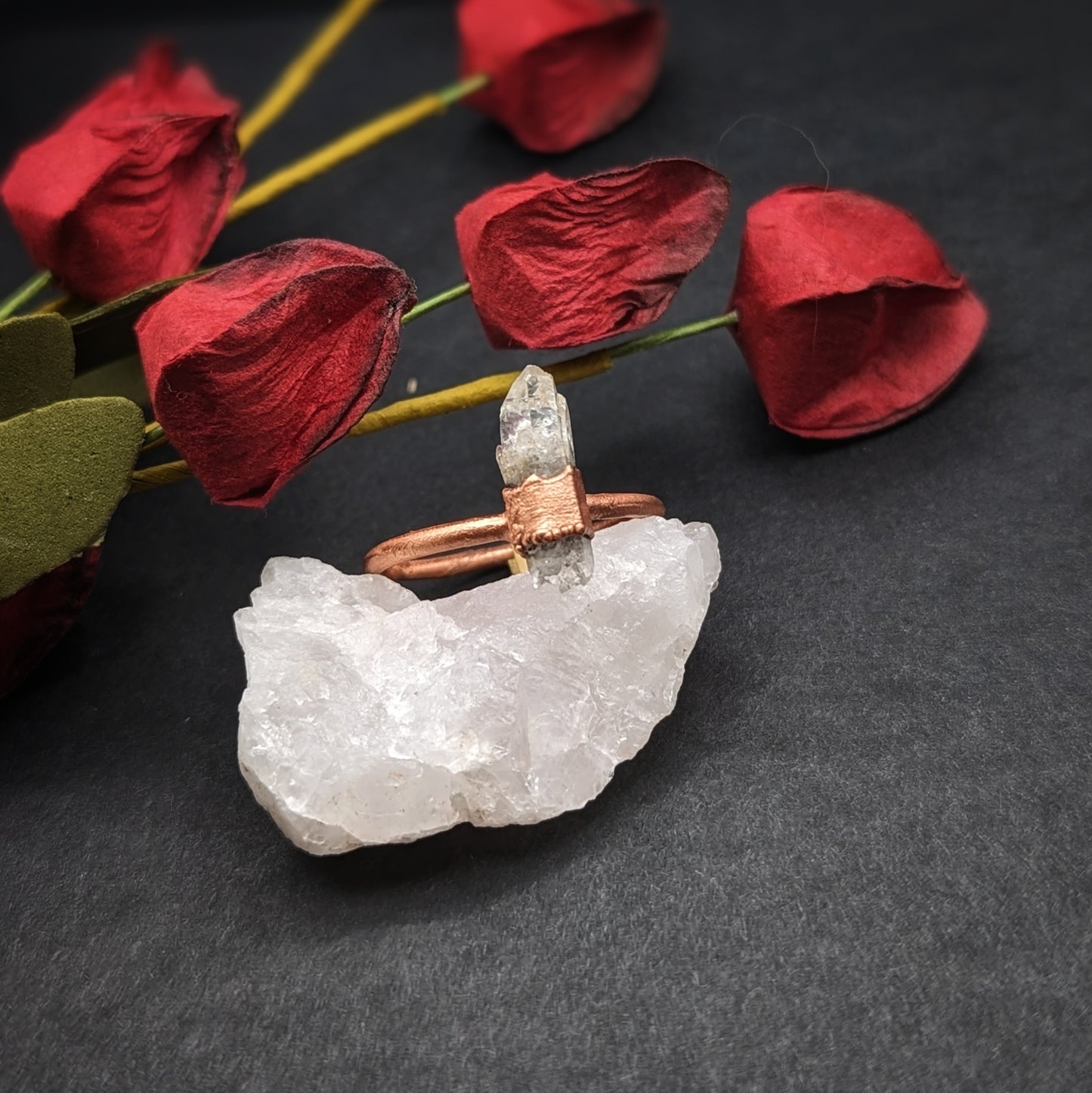 Quartz Point Ring - Size 9.5