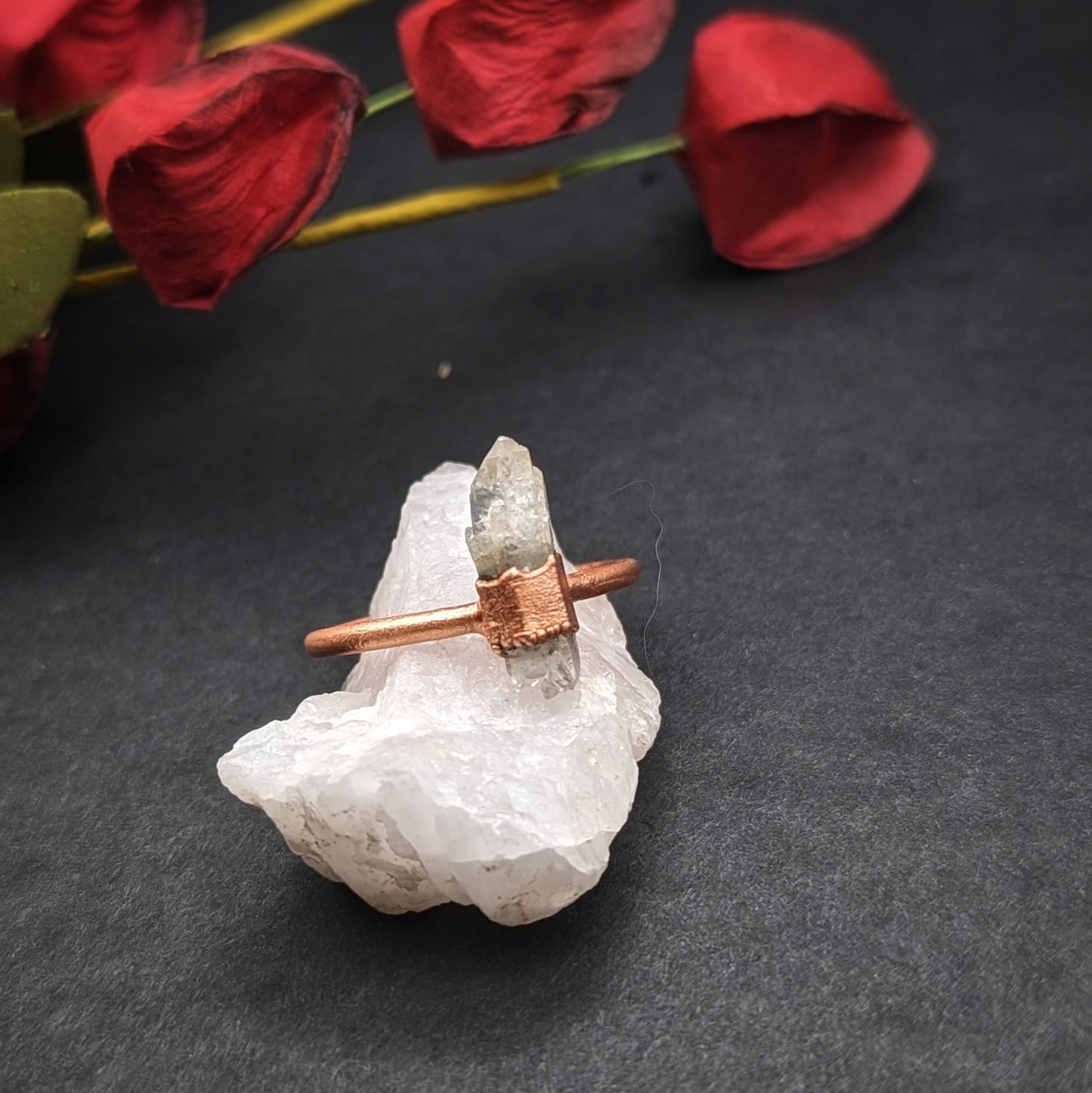 Quartz Point Ring - Size 9.5
