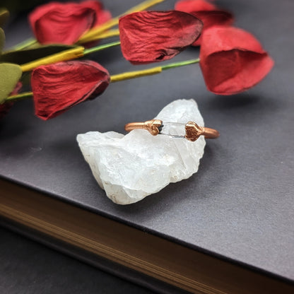Clear Quartz Ring - Size 10