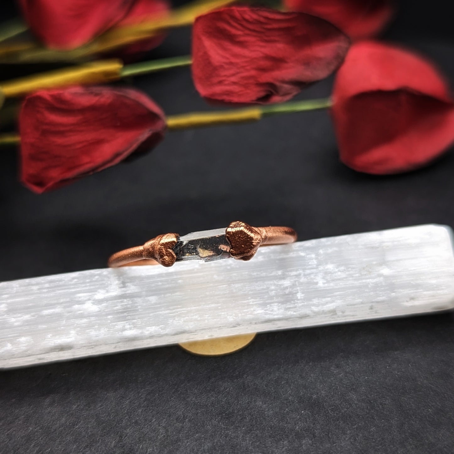 Clear Quartz Ring - Size 10