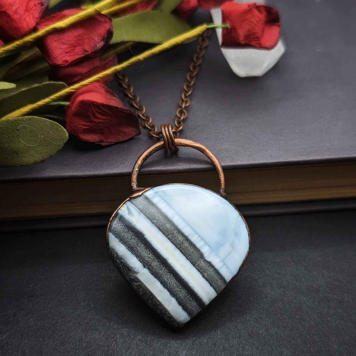 Blue Opal Necklace