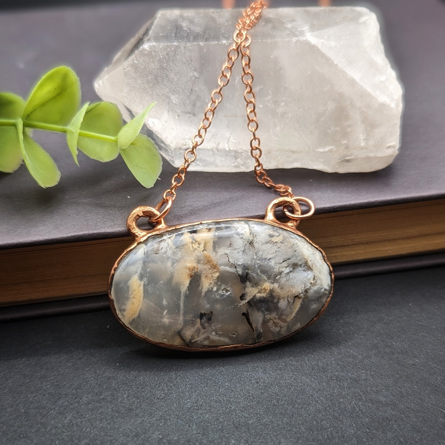Transparent Agate Necklace