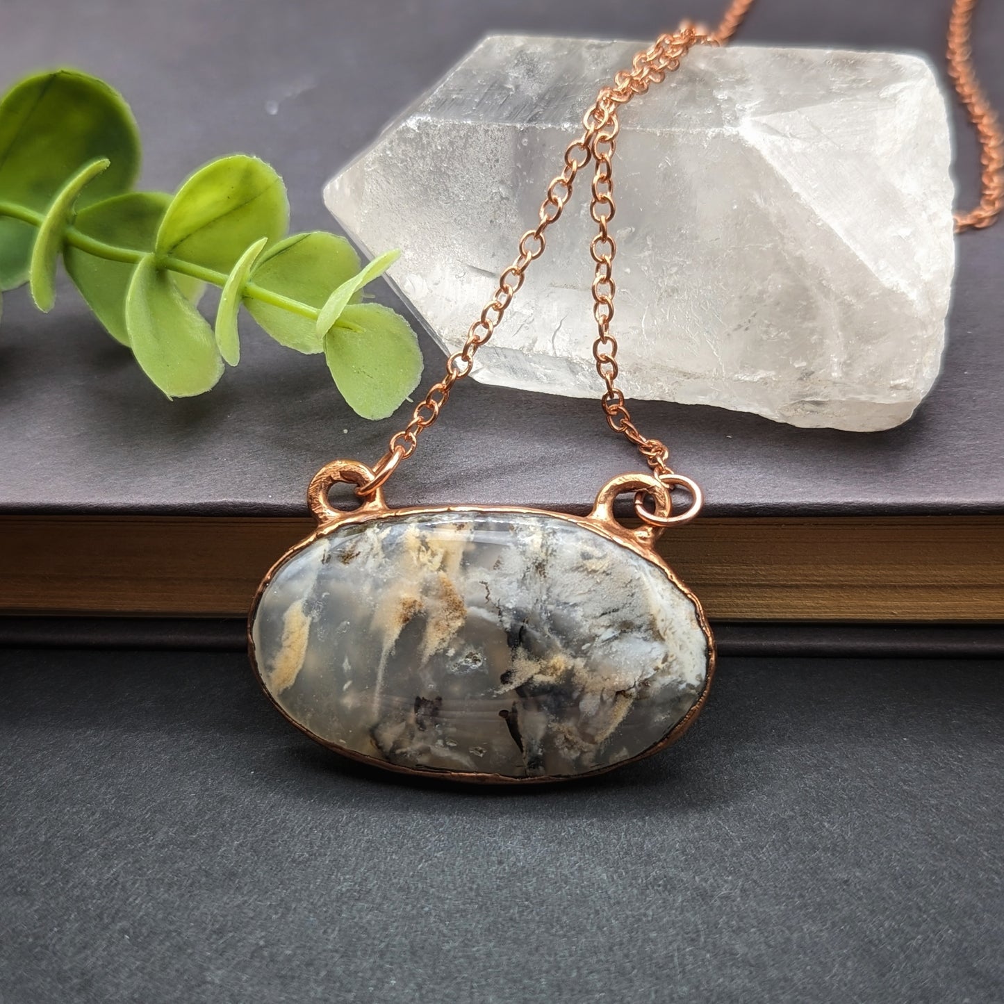 Transparent Agate Necklace