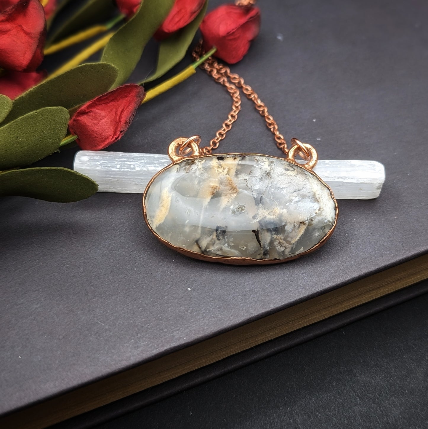 Transparent Agate Necklace