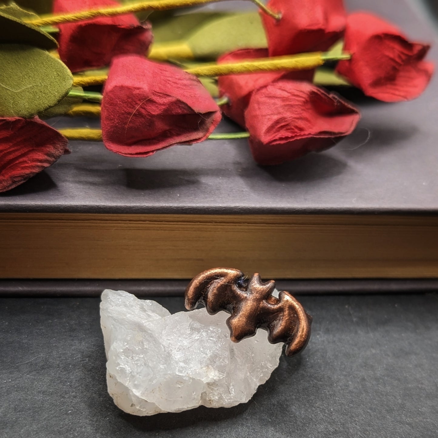 Copper Bat Ring - Size 5.5