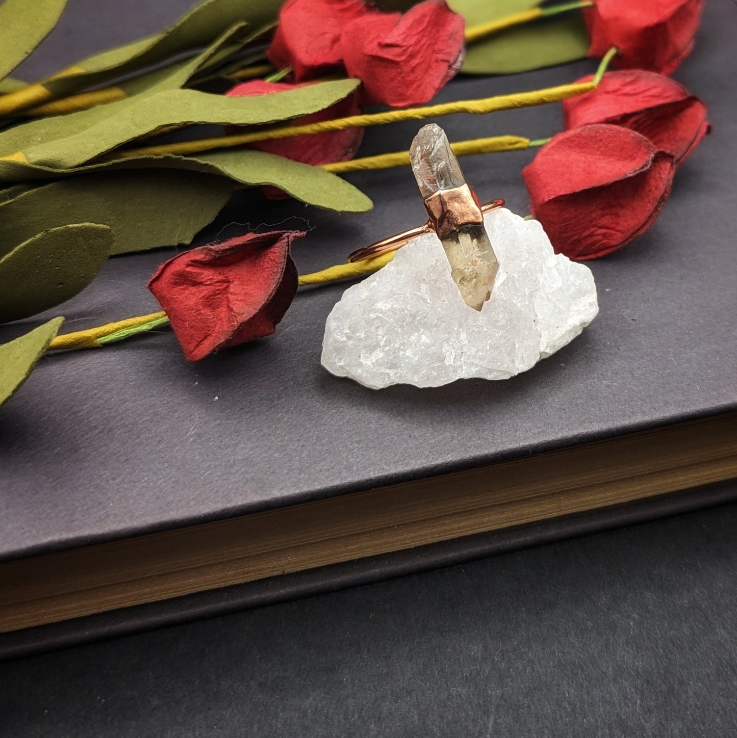 Smoky Quartz Ring - Size 10.5
