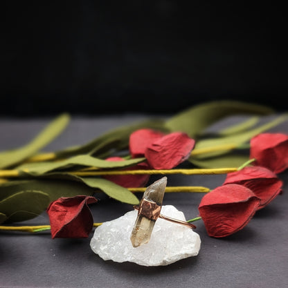 Smoky Quartz Ring - Size 10.5