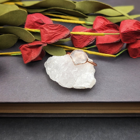 Rose Quartz Ring - Size 9.5