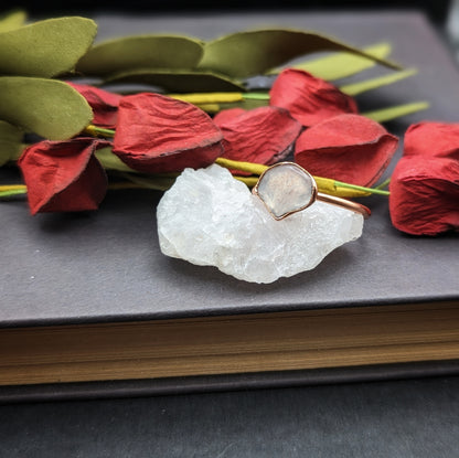 Rose Quartz Ring - Size 9.5