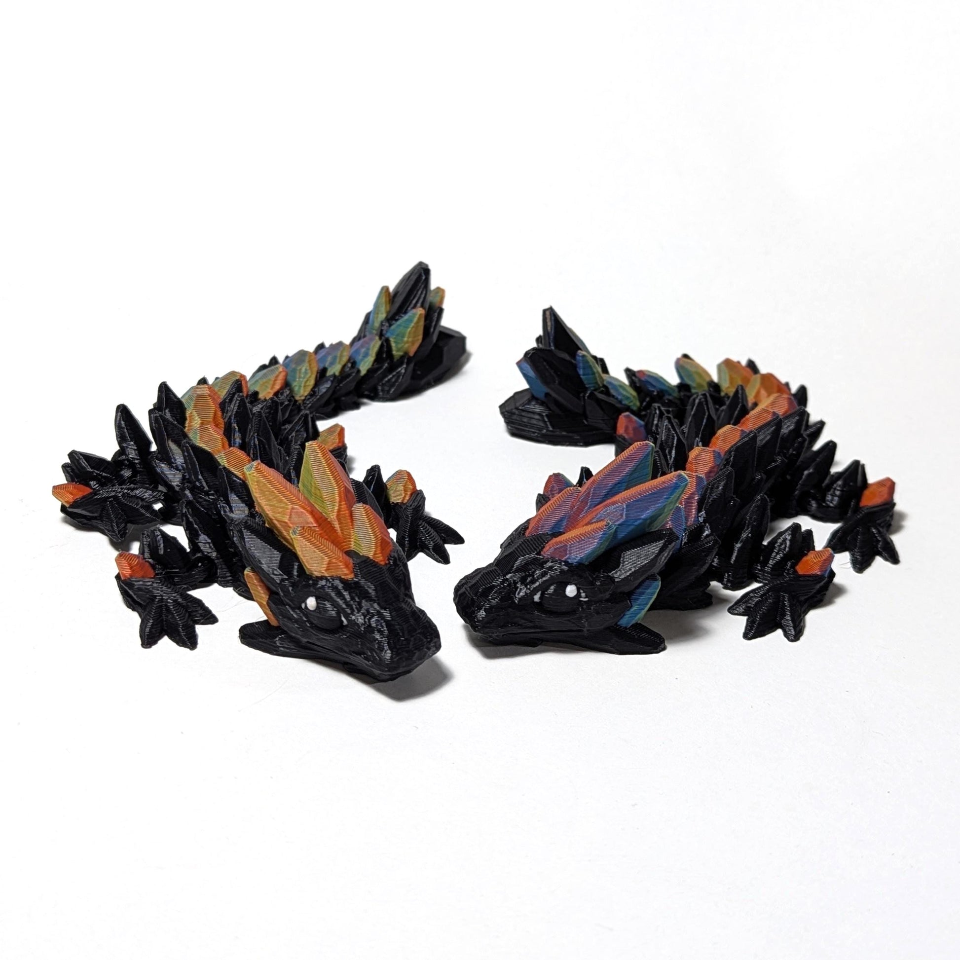 Baby Gemstone Dragon, Neon Light Dragon, Cinderwing Articulated Dragon