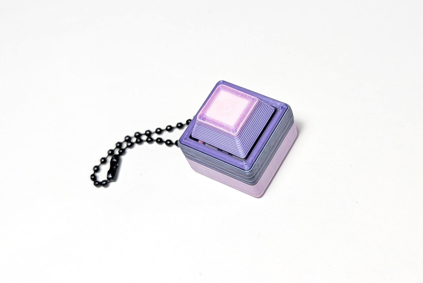 Surprise Square Clicky Keychain, Keyboard Clicker Keychain, Get What You Get Fidget Clicker, Random Color Fidget Keychain