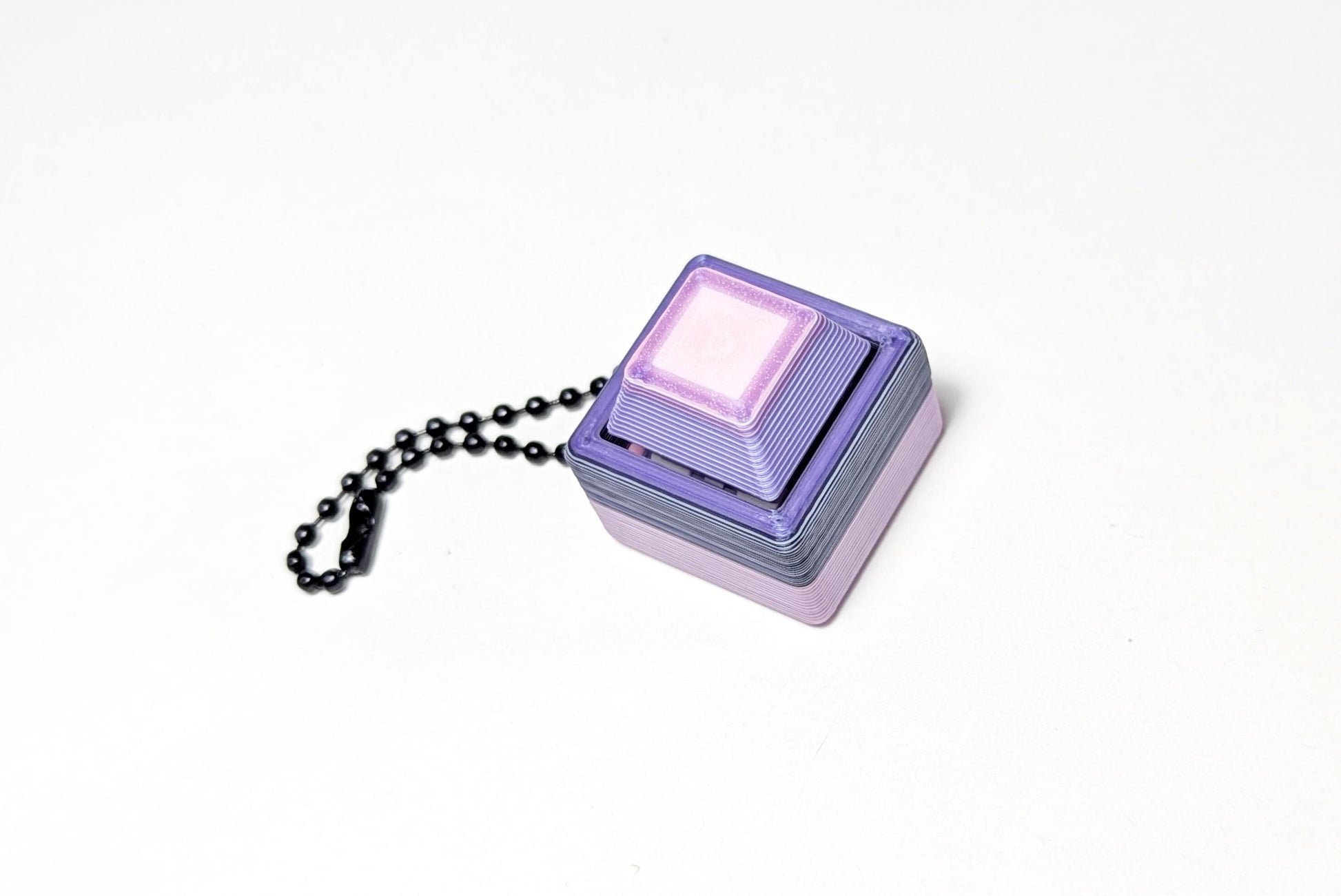 Surprise Square Clicky Keychain, Keyboard Clicker Keychain, Get What You Get Fidget Clicker, Random Color Fidget Keychain