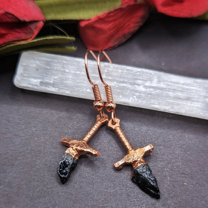 Kyanite Dagger Earrings