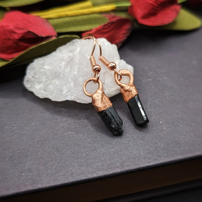 Black Tourmaline Earrings