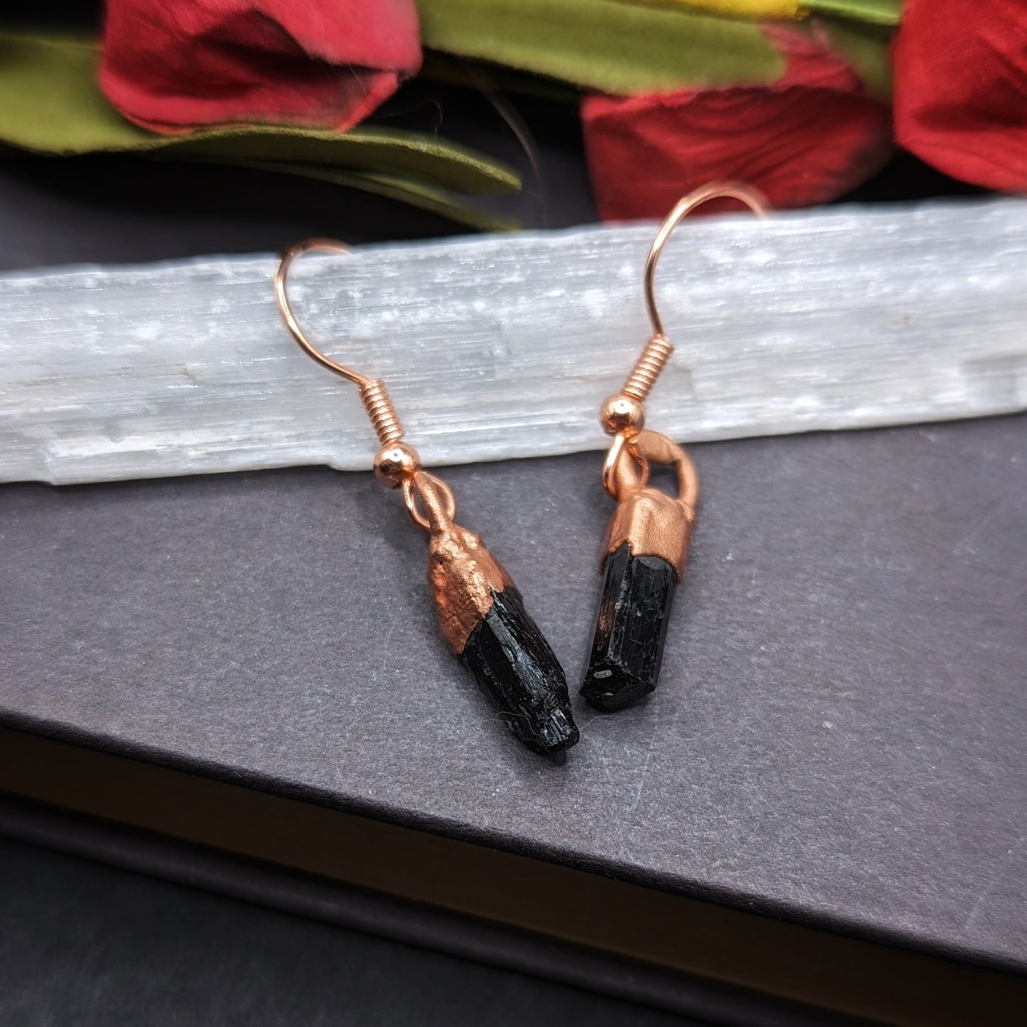 Black Tourmaline Earrings